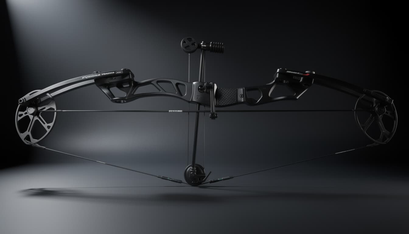 Moderner Compoundbogen mit Cams und Rollen